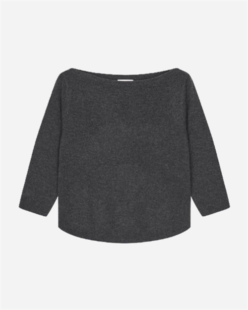 PEOPLES REPUBLIC OF CASHMERE BOAT NECK DARK GREY